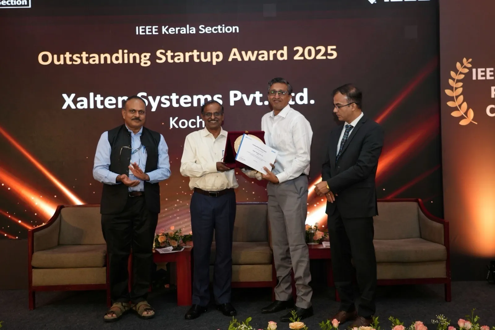 Group photo with IEEE officials